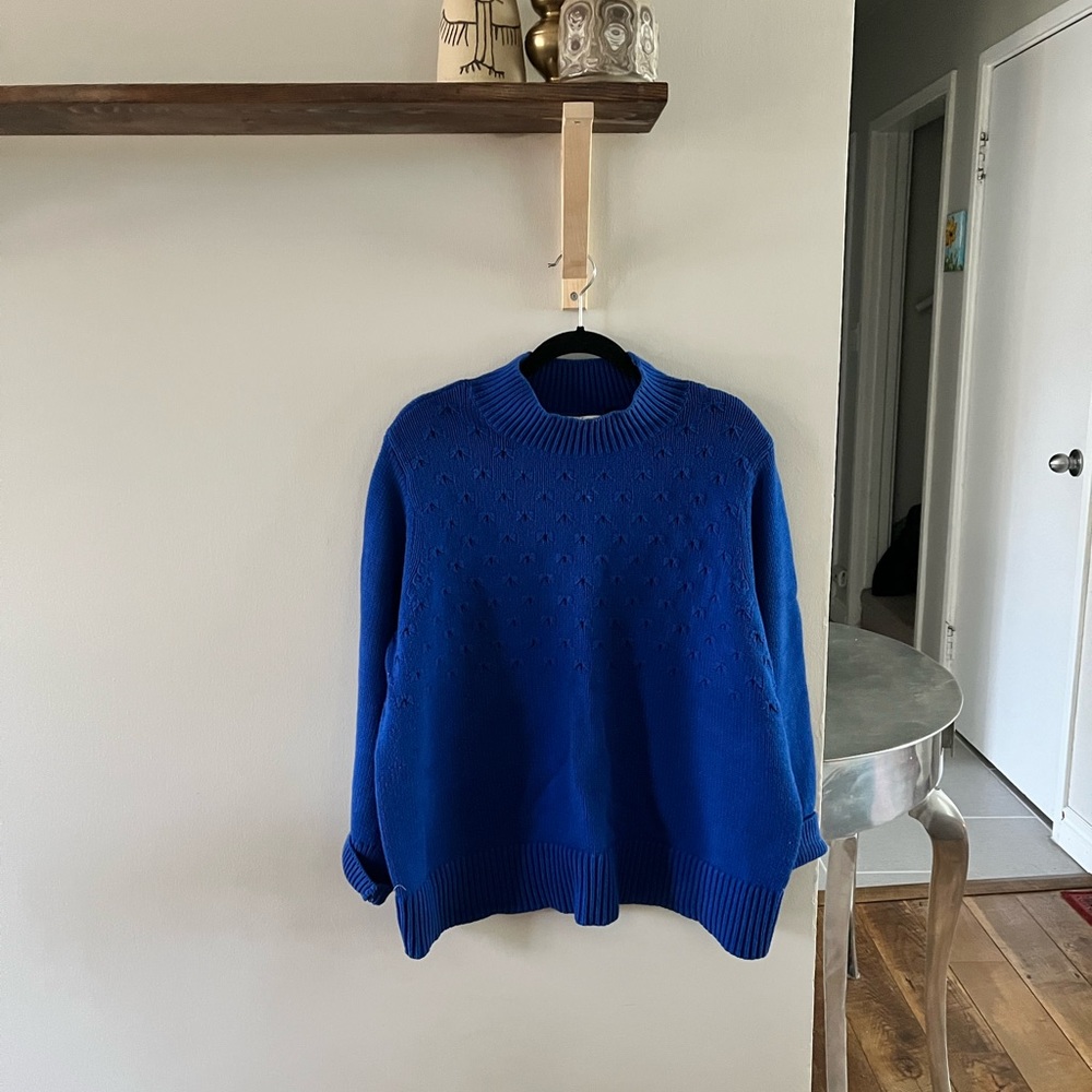 Vintage blue turtleneck